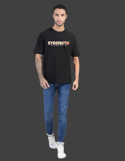Saiyan Goku Oversized T-shirt( Black Printed)